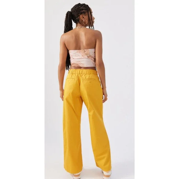 BDG Maya Baggy Trouser Pant XS in Gold NWT - Picture 2 of 9